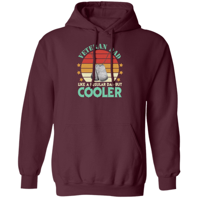 Veteran Dad Definition, Retro Dad Gift, Cooler Dad Vintage Pullover Hoodie