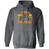 Pot Head Stone Flowers Vintage Retro Sunset Pullover Hoodie