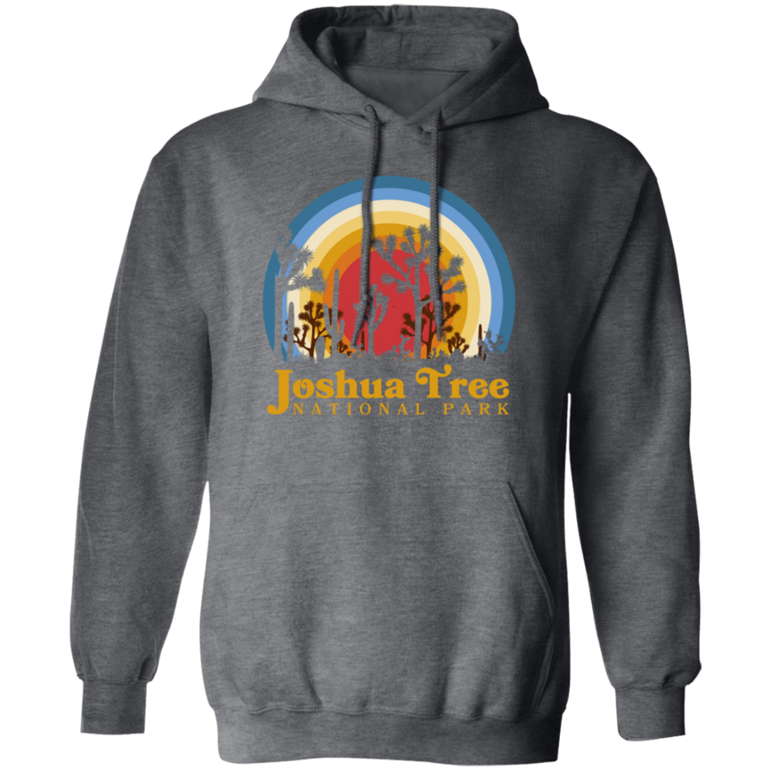 Joshua Tree Park Lover, National Gift, Retro Park Gift, Mountain Lover Gift, Joshua Tree Pullover Hoodie
