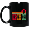 Retro Dad Guitar Gift, Chords Lover, Dad Love Guitar Black Mug