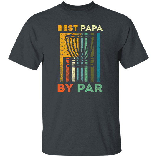 Best Papa By Par, Disc Golf Dad Retro