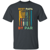 Best Papa By Par, Disc Golf Dad Retro