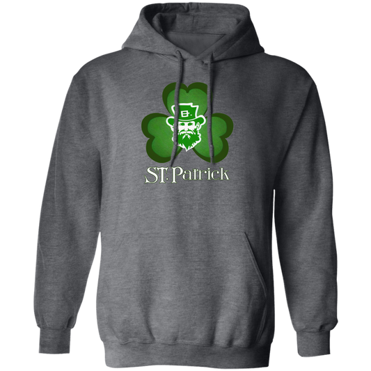 St Patrick Lover, Shamrock Gift, Lucky Leaves, Patrick Man, Patrick Day Pullover Hoodie