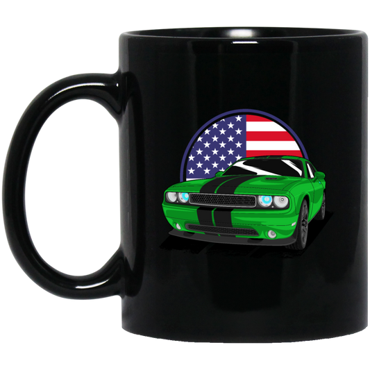 Muscle Car, Best Car, American Car Lover Gift, Muscle Car Love Gift Black Mug