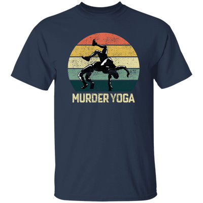 Funny Wrestling Brazilian Jiu-jitsu Murder Yoga Martial Arts Vintage Sportsmen Unisex T-Shirt