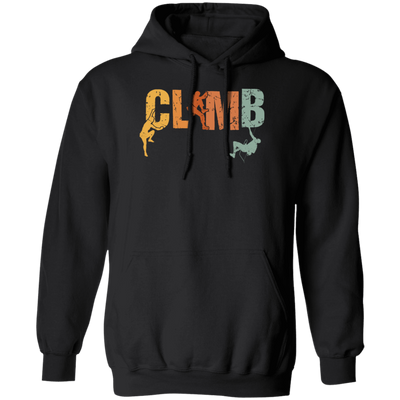 Retro Climb, Love To Climb, Climber Gift, Best Climb Ever, Best Sport, Climb Vintage Pullover Hoodie