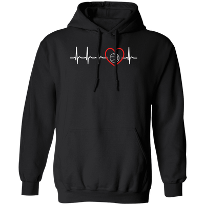 Basketball Lover, Basketball And Heartbeat, My Heart Ball, Really Love Basketball Pullover Hoodie