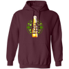 Shamrocks For St Patrick, Stylized Beer Bottles And Shamrock Gift Pullover Hoodie