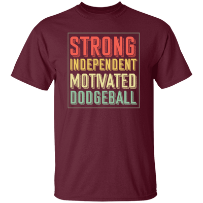 Ballgame Gameplay Throwing Ball Hit Opponents Strong Independent Motivated Dodgeball Vintage Unisex T-Shirt