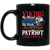 Viking Gift Skull Lover Viking By Blood American By Birthday Patriot By Choice