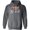 Retro Bigfoot, Believe Bigfoot Sasquatch, Retro Bigfoot Love Gift Pullover Hoodie