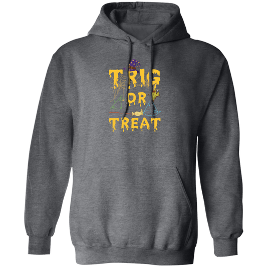 Funny Halloween Math Teacher Trig Or Treat Student Pullover Hoodie