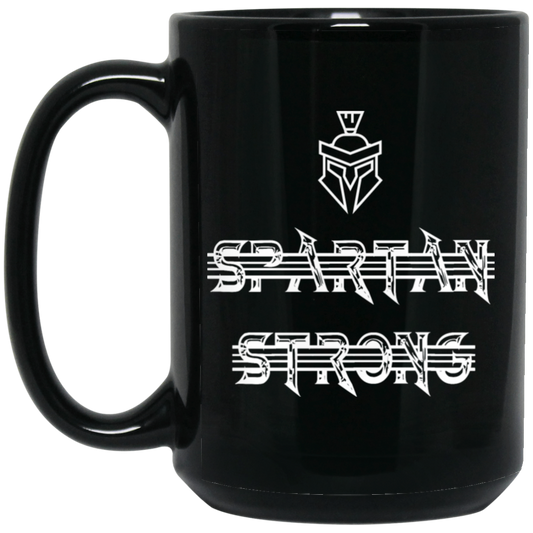 Spartan Strong Gift, Hero Gift, Sparta Lover, Love Strong Man, Gift For My Hero Black Mug