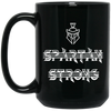 Spartan Strong Gift, Hero Gift, Sparta Lover, Love Strong Man, Gift For My Hero Black Mug