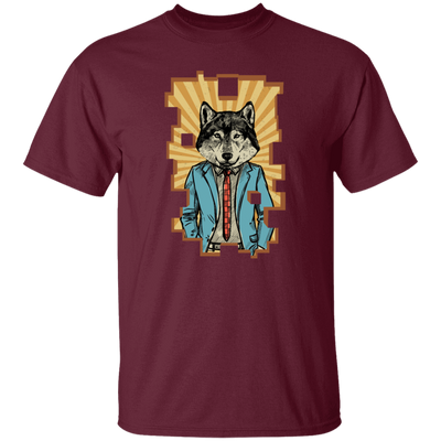 Wolf Hipster Animal Retro Wolf Herd Vintage Cool Unisex T-Shirt