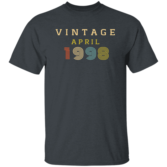 Birthday Gift Vintage 1998 April Unisex T-Shirt