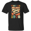 Vintage 1978, Birthday 1978 Retro, Classic Birthday Gift, Best Of 1978 Unisex T-Shirt