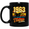 Vintage 1963 Gift, Motorbike Lover, Born In 1963, Limited Edition