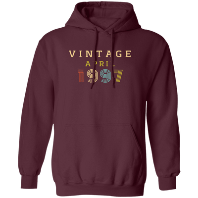 Birthday Gift Vintage 1997 April Pullover Hoodie