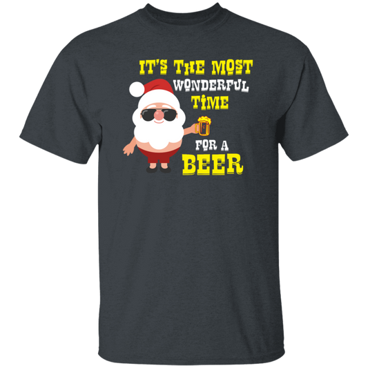 Funny Christmas Santa, Santa Drinking Beer