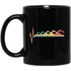 Design For Beach Lover Evolution Swimmer Summer Time Black Mug