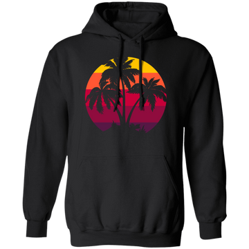 Sunset, Palm And Beach. The Perfect Holiday With Palm Tree