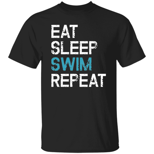 Eat Sleep Swim Repeat Swimmer, Water Sports Fitness