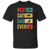 Retro Best Cat Dad Ever Cat Lovers Cat Dad