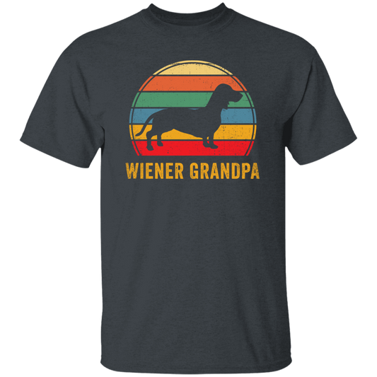 Wiener Grandpa Shirt Retro Wiener Dog