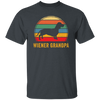 Wiener Grandpa Shirt Retro Wiener Dog