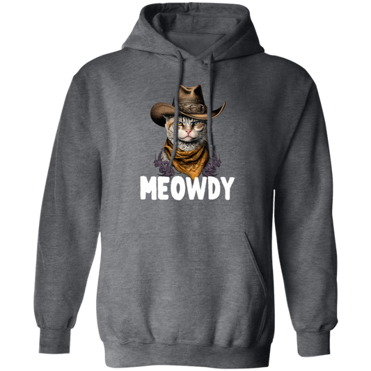 Cat Meme, Love Cat, Swag Cat, Meowdy Love Gift, Meow Howdy, Funny Cat Gift Pullover Hoodie