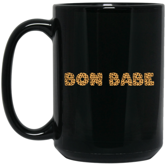 Bon Babe Leopard, Love Arbonne, Best Bonbabe Leopard Style Black Mug