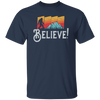 Retro Bigfoot, Believe Bigfoot Sasquatch, Retro Bigfoot Love Gift Unisex T-Shirt