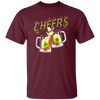 Patrick Party, Cheers With Beers And Shamrock, Love Beer And Shamrock Unisex T-Shirt