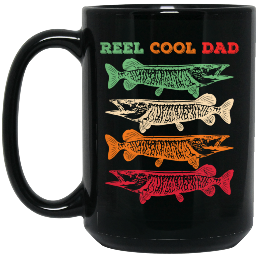 Dad Fishing, Retro Dad Fishing Gift, Reel Cool Dad