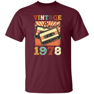 Vintage 1978, Birthday 1978 Retro, Classic Birthday Gift, Best Of 1978 Unisex T-Shirt