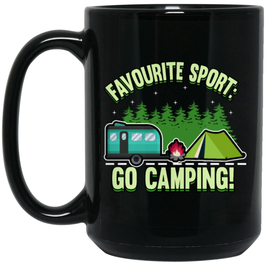 Camping camper travel nature campfire outdoor zelt gift