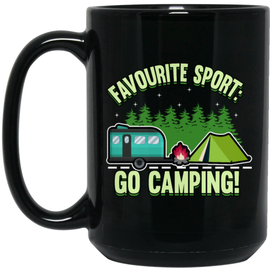 Camping camper travel nature campfire outdoor zelt gift