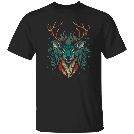 A Deer Head, Love Deer Gift, Deer Head Love Gift, Best Of Deer Retro Unisex T-Shirt