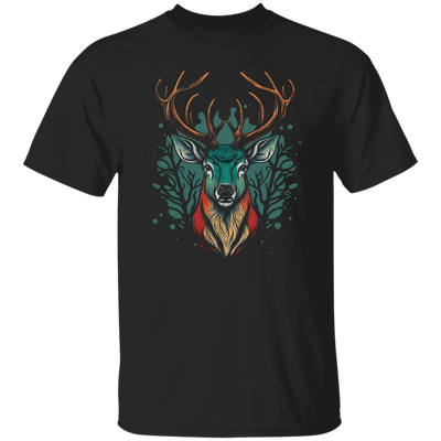 A Deer Head, Love Deer Gift, Deer Head Love Gift, Best Of Deer Retro Unisex T-Shirt