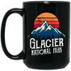 Retro Glacier National Park Montana Mountain