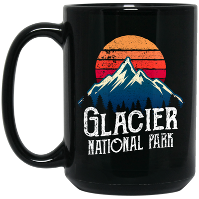 Retro Glacier National Park Montana Mountain