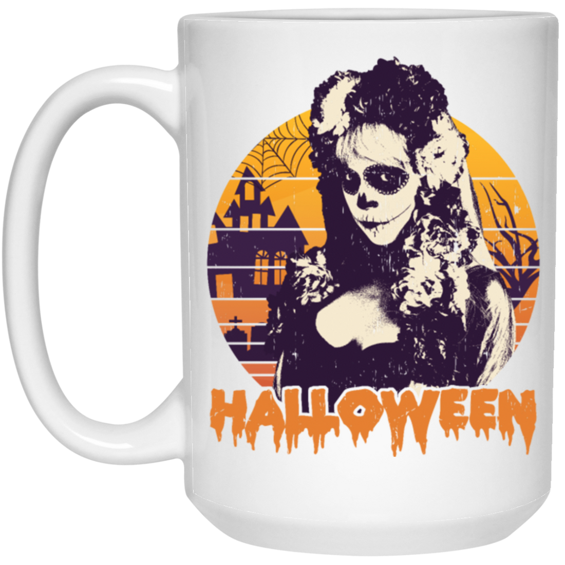 Happy Halloween, Happy Halloween Witch, Horror Gift White Mug