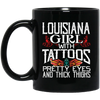 Louisiana Girl With Tattoos Pretty Eyes And Thick Thighs, Tattooed Louisiana Girl Gift