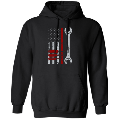 American Tool Gift, Patriotic Mechanic Gifts, Love Patriotics, American Lover Pullover Hoodie