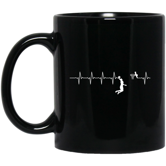 Love Basketball, Best Sport, Love To Play In A Team, My Basketball Team Black Mug