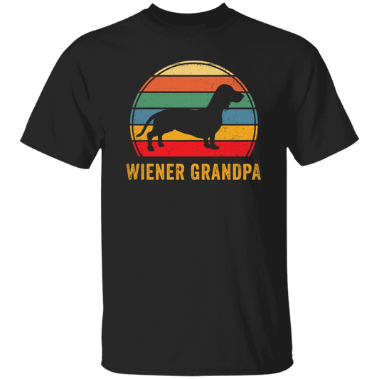 Wiener Grandpa Shirt Retro Wiener Dog