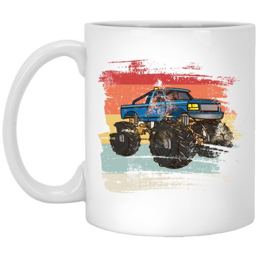 Retro Monster Truck TShirt, Gift For Monster Truck Driver