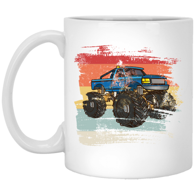 Retro Monster Truck TShirt, Gift For Monster Truck Driver