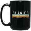 Glacier National Park, Camping Hiking, Love Glacier, Best Park Black Mug